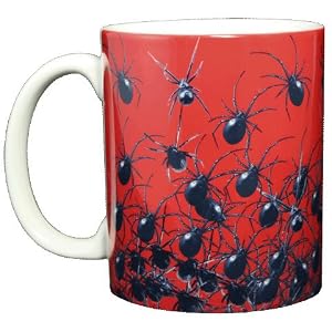 Arachnophobia 12 Oz. Ceramic Coffee Mug by Wild Cotton