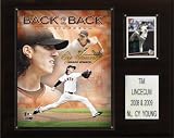 MLB Tim Lincecum Back 2 Back Cy Young San Francisco Giants Player Plaque