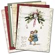 Holiday Greetings - Assorted 2-sided Christmas Gift Tags (set of 6)