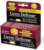 Germ Defense Effervescent Dietary Supplement, Citrus Cranberry, 10 Tablets (Pack of 4)