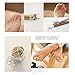 JQUEEN Silver Plated Plain Adjustable Daisy Toe Ring Band Set,One Size Fits All Flexible