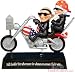 Coot and Biddy Figurine - Motor Running Motorcycle Couple