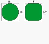 Putting Green - Kit (1/2 Polypropylene,15'x16'= 240 Sqft)