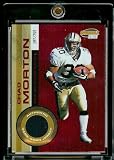 2001 Pacific Invincible Game-Worn Jersey Chad Morton #/750 New Orleans Saints Football Card - Mint Condition - Shipped In Protective ScrewDown Case!