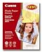 Canon Photo Paper Glossy, 8.5 x 11 Inches, 50 Sheets (0775B023)