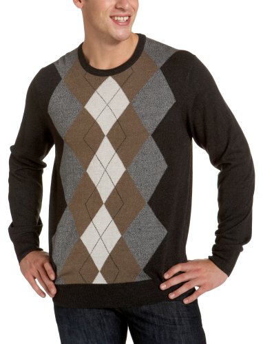 Dockers Men's Crew Neck Argyle Sweater