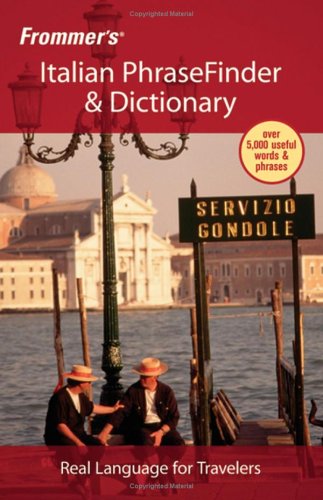 City Travel Guides Discounted  Books : Frommer's Italian PhraseFinder & Dictionary