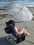 MADE IN USA- Oasis Aluminum Folding Reclining Beach Chair w/ 6-CAN COOLER & UMBRELLA-3 Years Warranty-HIGH QUALITY PRODUCT...