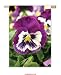Pansies Garden Flag