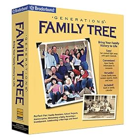 Generations Family Tree by Broderbund