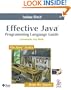 Effective Java: Programming Language Guide (Java Series)