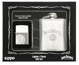 Zippo Jack Daniels Lighter Flask Gift Set
