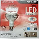 Feit Electric Conserv-Energy Dimmable PAR30 LED 15 Watts Light Bulb - 75 Watt Equivalent Replacement