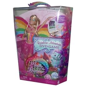 Barbie Fairytopia Magic of the Rainbow 12 Inch Doll - Rainbow Adventure Elina with DVD... by Barbie
