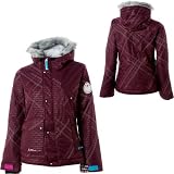Nomis Asym Snowboard Jacket – Women’s Grape Wine Emboss, XL thumbnail