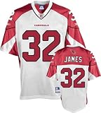 Edgerrin James Youth Jersey: Reebok White Replica #32 Arizona Cardinals Jersey