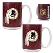 Washington Redskins NFL 2pc Gameball Ceramic Mug Set - Primary logo by Great American Products