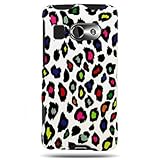 Hard Snap-on Shield RUBBERIZED With COLOR LEOPARD Design Faceplate Cover Sl ....