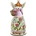 JIM SHORE HEARTWOOD CREEK FEBRUARY ANGEL WITH BIRTHSTONE AND FLOWER OF THE MONTH