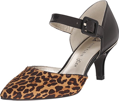 Anne Klein Women's Finale Leather Ankle-High Leather Pump