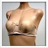 E.Basics $12 Satin Lite Brown Strapless Bra #0002 sz 34A