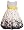 Bonnie Jean Little Girls Size 4 White Black Dot Flower Easter Dress