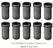 10 Piece Lot 10 oz Crucible For Mini R9 R9D-10 Melting Casting Furnace Refining Gold Silver Copper Scrap Jewelry