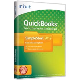 QuickBooks SimpleStart 2012, 1 User (PC)