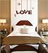 Vinyl Wall Art Decal Sticker Love Hanging Sign Birds Bedroom Decoration