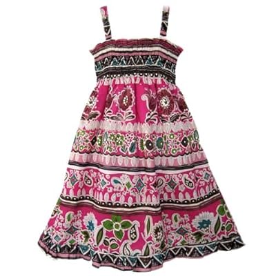 Girls Boutique Pink Island Smocked Dress by AnnLoren