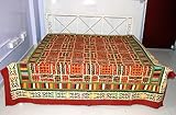 Beautiful Indian Handmade bed sheet Bedspread with Creative Patch & Heavy M ....