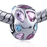 March October Birthstone European Beads - Pandora Bead & Bracelet Compatible