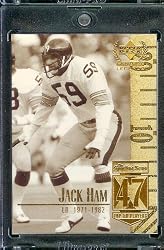 1999 Upper Deck Century Legends # 47 Jack Ham Pittsburgh Steelers Football Card- Mint Condition - Shipped In Protective ScrewDown Case!