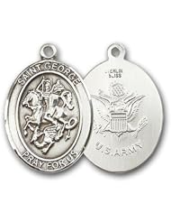 Sterling Silver St. George Army Medal
