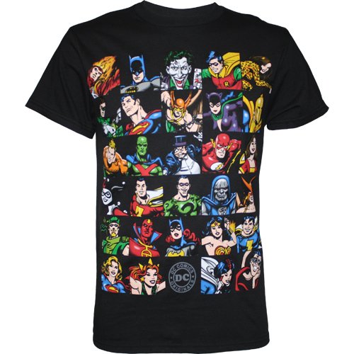  DC Comics CHARACTERS Mens S/S T-Shirt