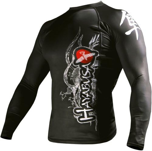 Hayabusa Official MMA Mizuchi Longsleeve Rashguard - Black / Small