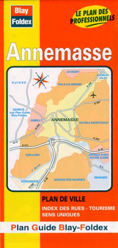 BLAY Plan de ville annemasse echelle 1/12 500