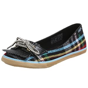 Buy Sugar Ladies Kilty Kat Wool Plaid Flat by Sugar