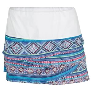 Women`s Mayan Scallop Tennis Skirt Print