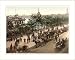 Jungfernsteig at 10 a.m. Hamburg Germany, c. 1890s, (L) Library Image