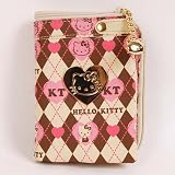 Hello Kitty Portefeuille Cartes Monnaie Carreaux