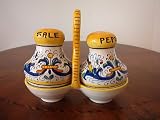 Review Italian Pottery Outlet  / Salt and Pepper Set - Ricco Deruta