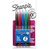 Sanford Sharpie Calligraphic Chisel Tip Water Based Markers (40150SH)