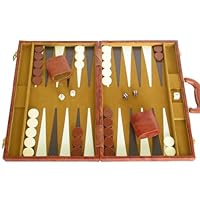 Marquis Leather Backgammon Set