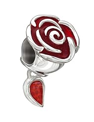 Authentic Chamilia Disney Charm "Belles Enchanted Rose" 2020-0707