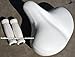 VELO MF Saddle, Seat & Grips Kit, White, for Beach Cruiser Bicycles & Comfort Bikes