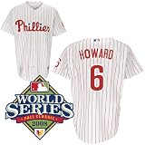 Ryan Howard Philadelphia Phillies 2008 World Series Road Grey Authentic MLB Jersey