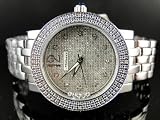 New Ladies Jojino Silver Metal Genuine Real Diamond Watch MJ-1046C
