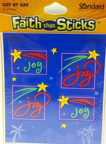 Joy Stars Faith That Sticks Stickers