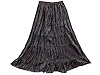 Womans Maxi Skirt Solid Black Gypsy / Bohemian Full Long Cotton Skirt, Gift Idea